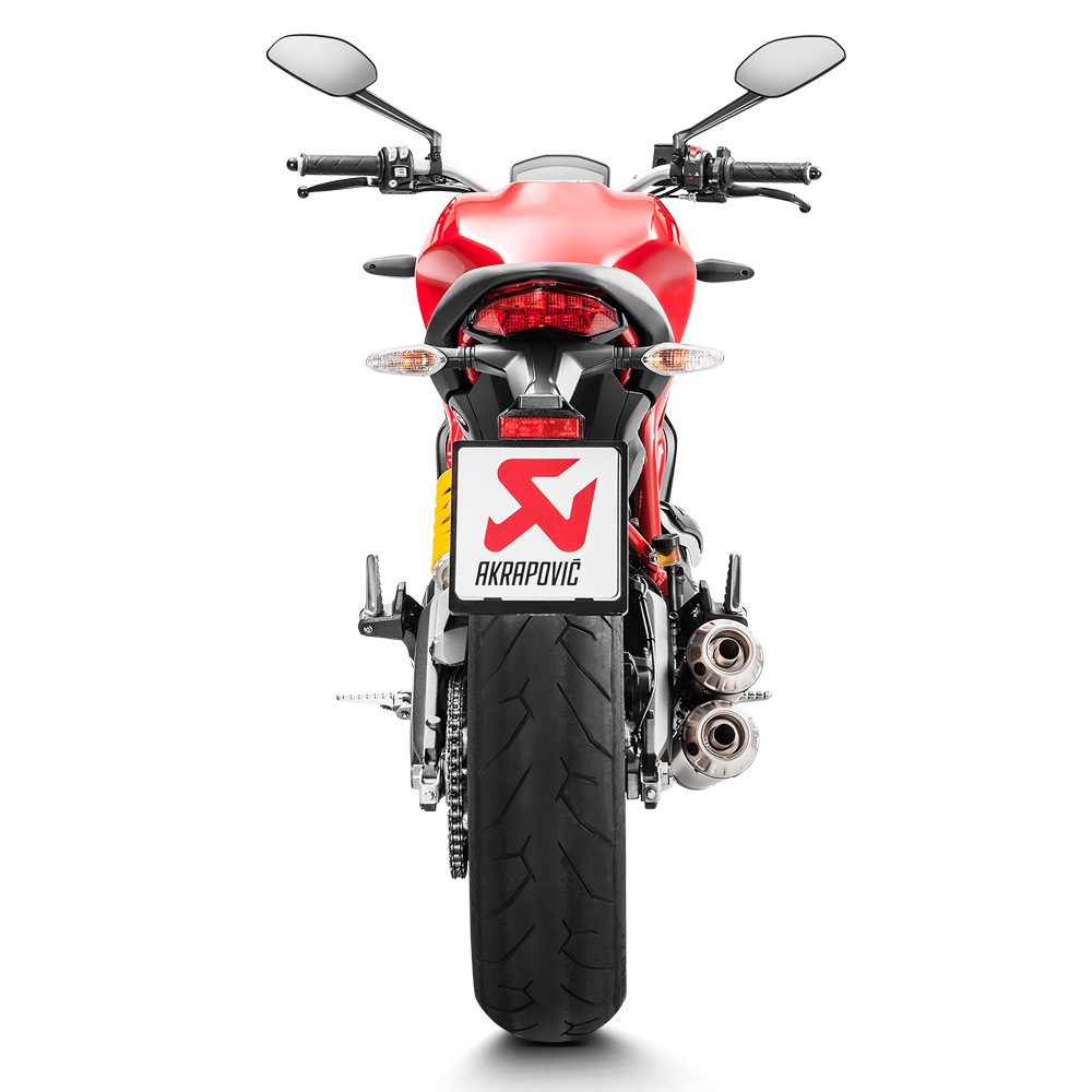 Akrapovic GP Slip-On Exhaust Ducati Monster 797 17-20 - Sportbike
