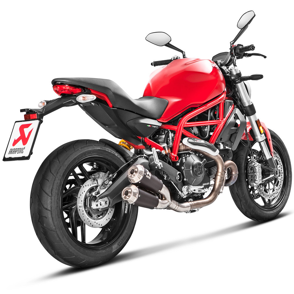 AKRAPOVIC Ducati マフラー Akrapovic GP Slip-On Exhaust Ducati Monster 797 17-20 - Sportbike
