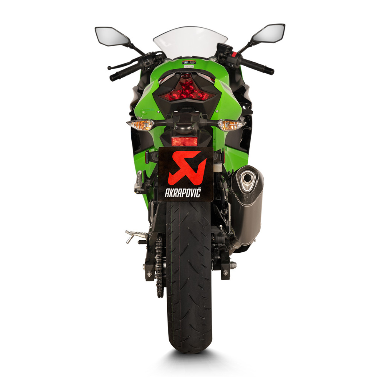 GRN Akrapovic Homologated Slip-On Exhaust Kawasaki Ninja 400 18