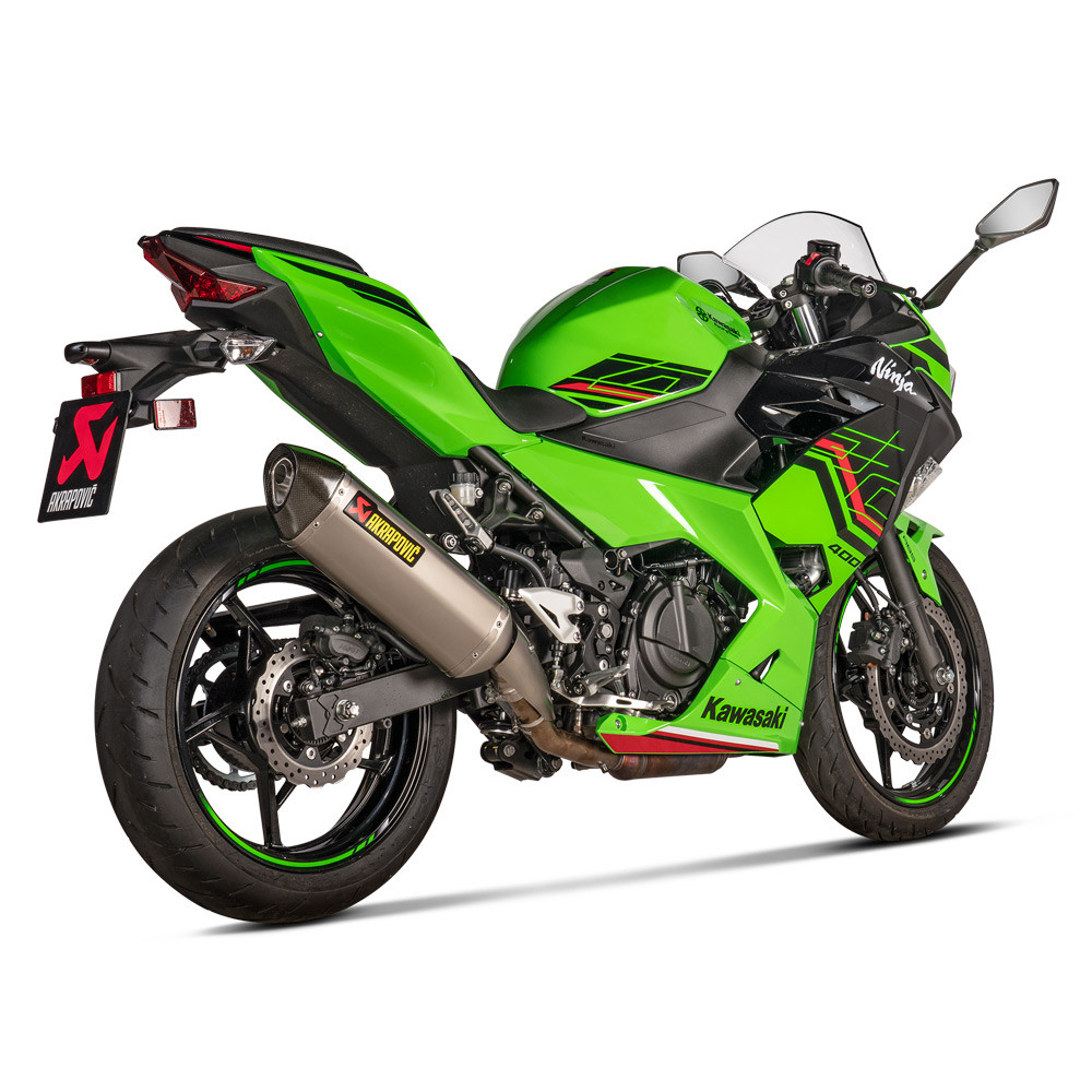 Akrapovic Homologated Slip-On Exhaust Kawasaki Ninja 400 18-23