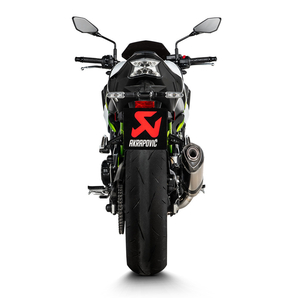 Akrapovic Homologated Slip-On Exhaust Kawasaki Z900 2017-2026