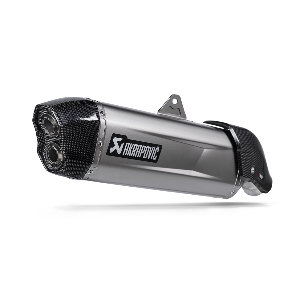 Akrapovic Slip-On Exhaust Aprilia Tuareg 660 22-24 Titanium/Carbon
