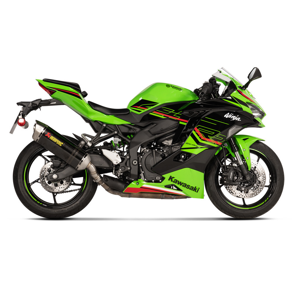Akrapovic Slip-On Exhaust Kawasaki Ninja ZX-4RR 2023-2026 Carbon