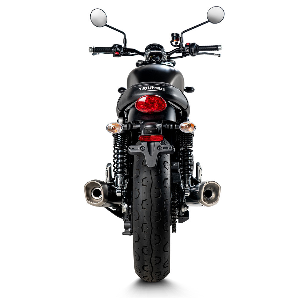 Akrapovic Slip-On Exhaust Triumph Street Twin 16-20 Titanium