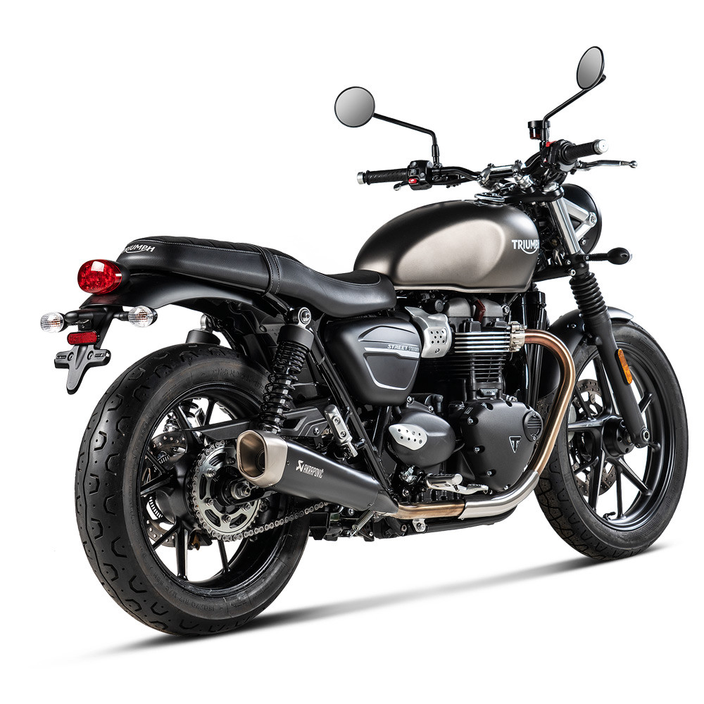 Akrapovic Slip-On Exhaust Triumph Street Twin 16-20 Titanium