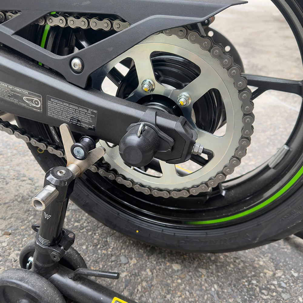 Woodcraft Kawasaki ZX-4RR 2023-2026 Rear Axle Slider Kit