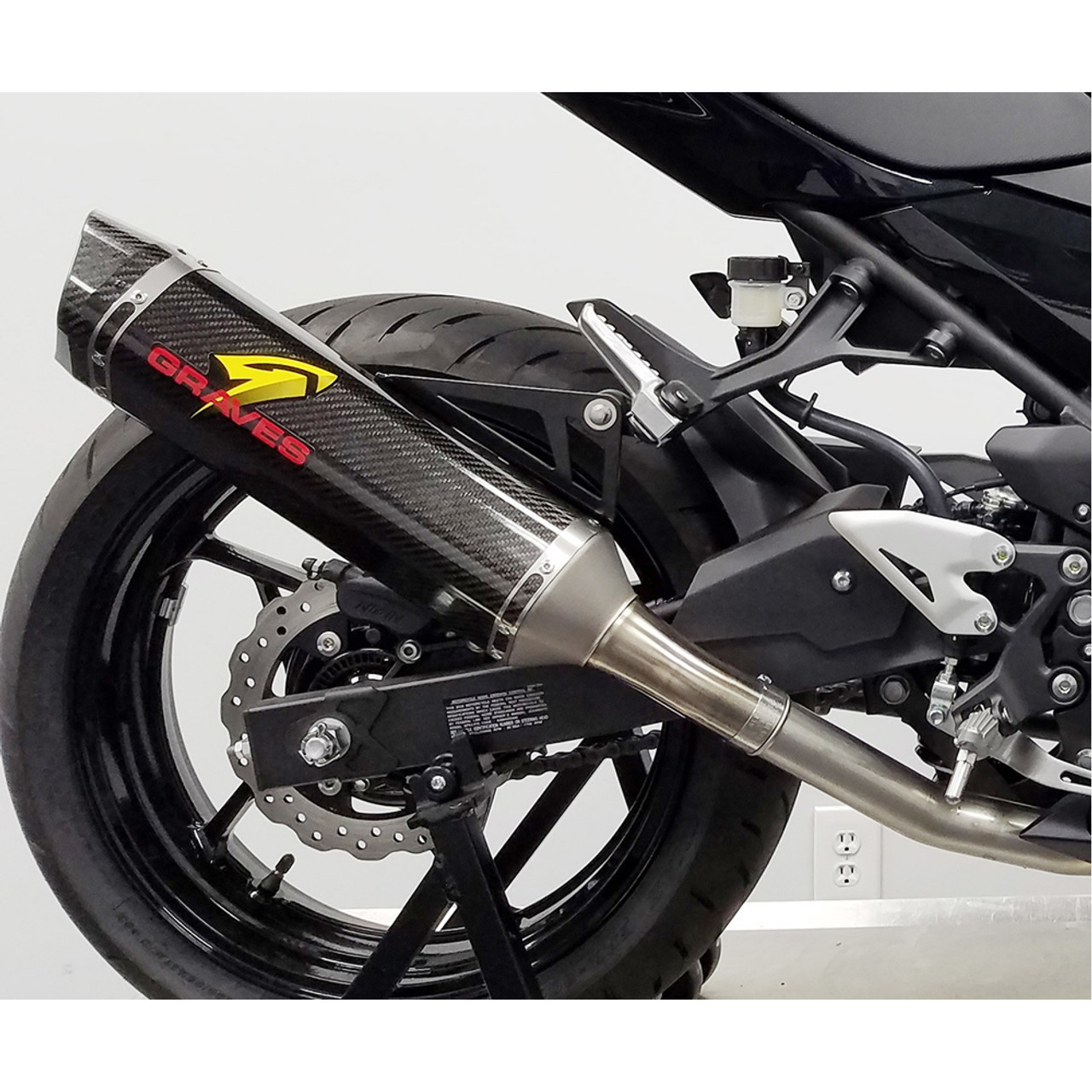Graves Motorsports Kawasaki Ninja 500 2024-2025 Cat Back