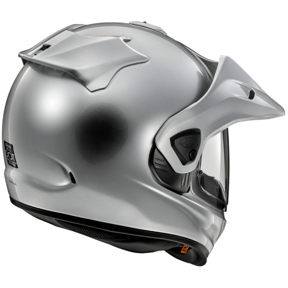Arai XD-5 Solid Aluminum Silver Helmet - Sportbike Track Gear