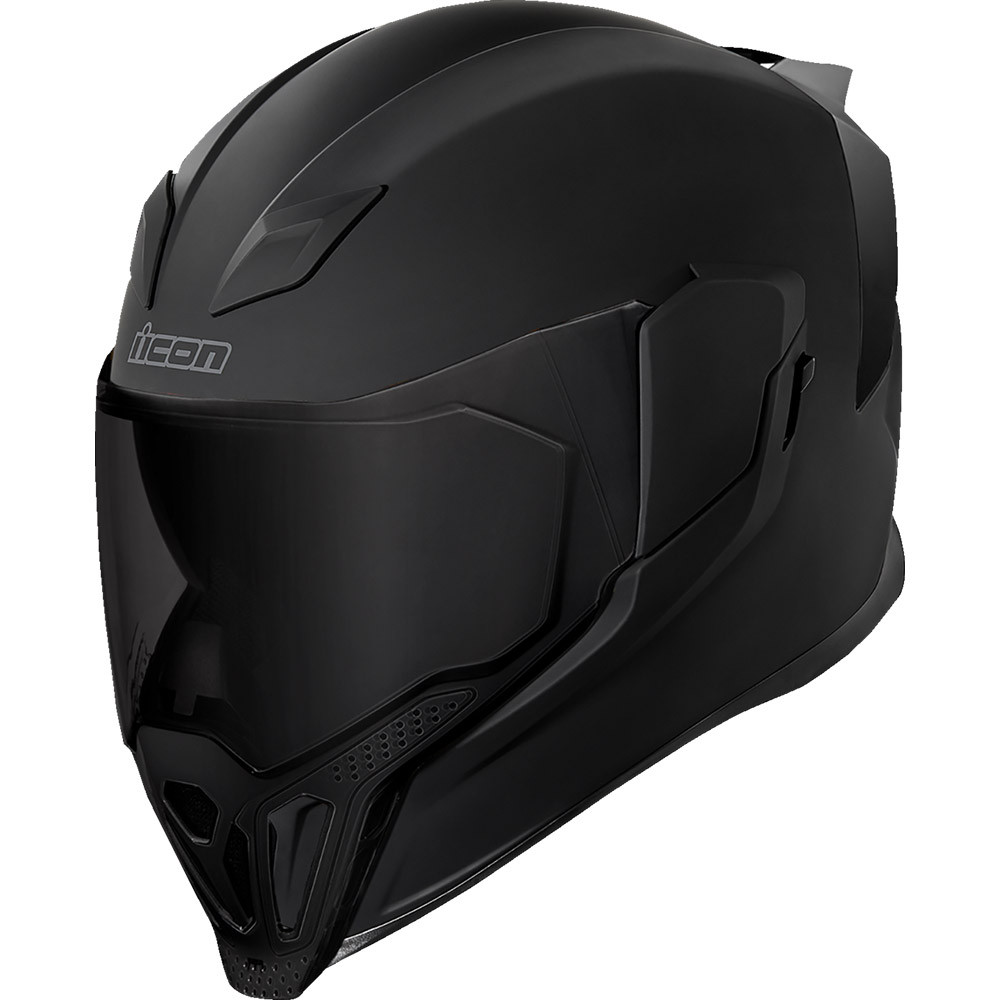 icon Airflite Rubatone/マット ブラック/日本：M～L相当 Icon Airflite Dark Rubatone Helmet - Sportbike Track Gear