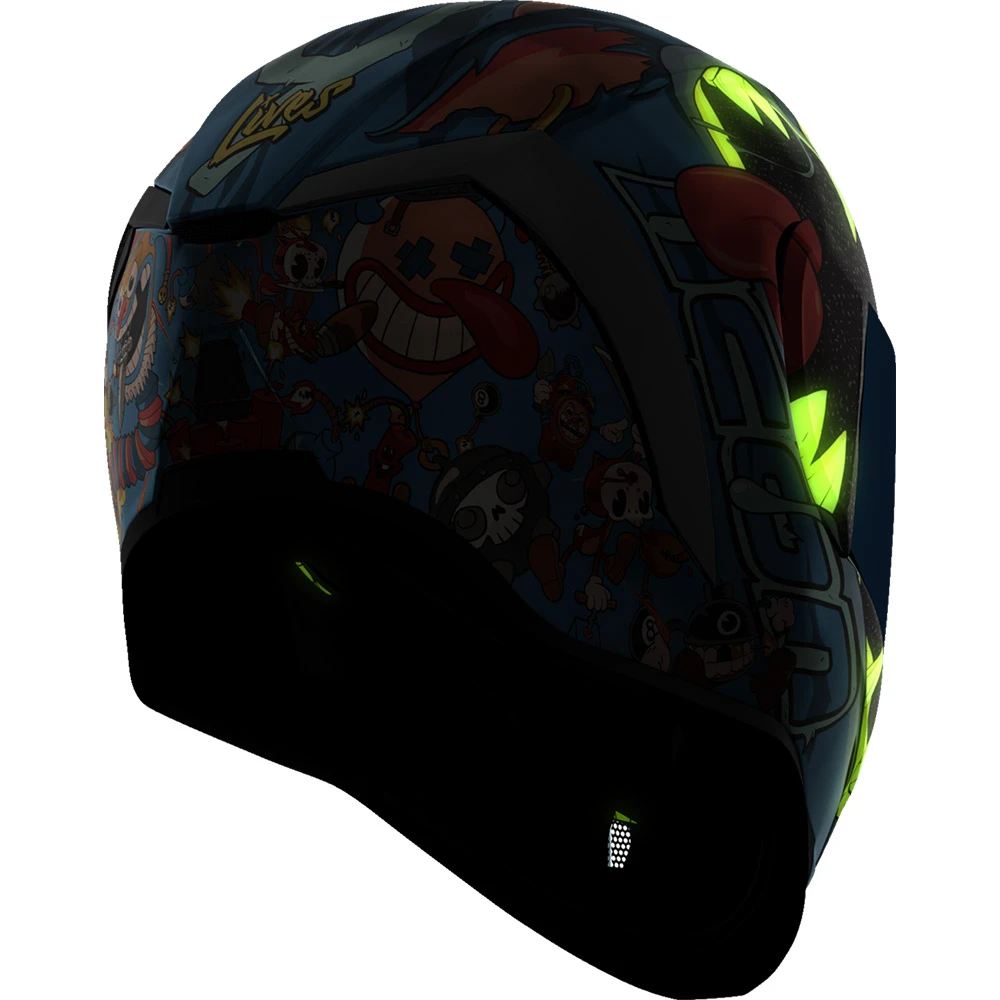 ICON Airform 9 Lives Helmet Blue / Medium