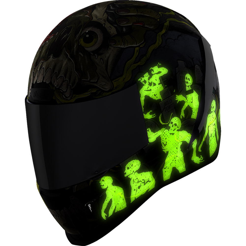セキュリティ・セーフティ icon AIRFORM DEAD SERIOUS Icon Airform MIPS Dead Serious Helmet - Sportbike Track Gear