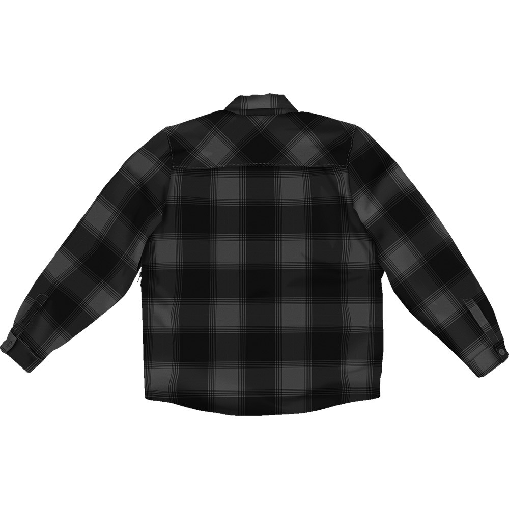 Icon Fallblock CX Flannel Jacket - Sportbike Track Gear
