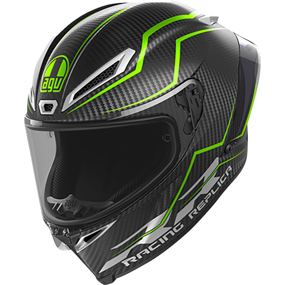 AGV Pista GP RR Performante Carbon/Lime Helmet Sportbike Track Gear