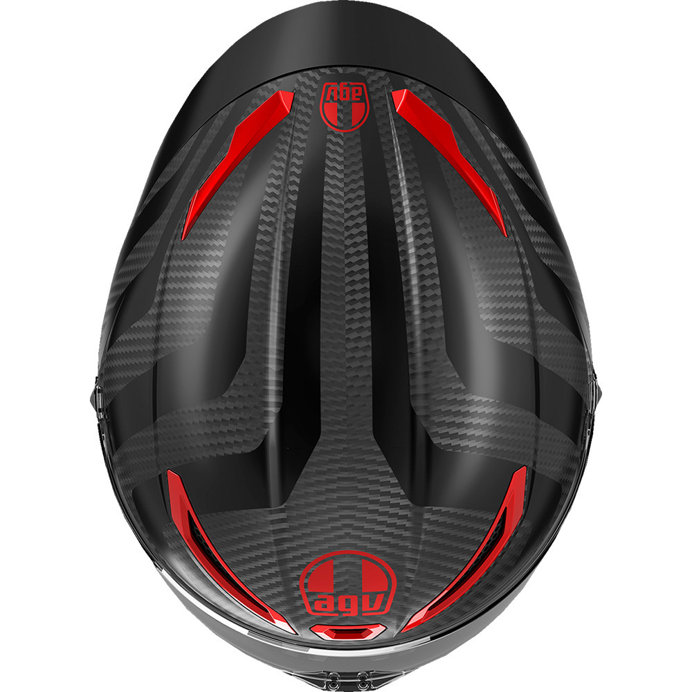 AGV Pista GP RR Intrepido Matte Carbon/Black/Red Helmet
