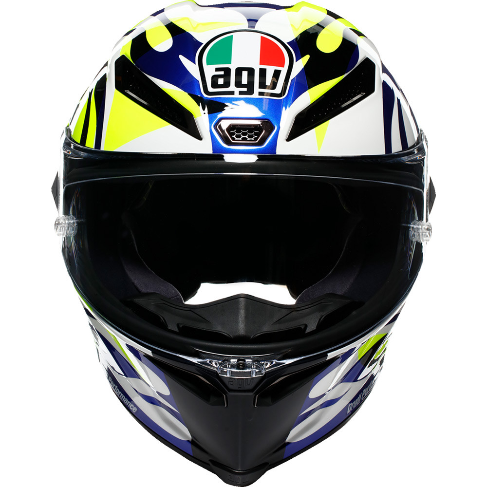 AGV Pista GP RR Rossi Soleluna 2023 Helmet - Sportbike Track Gear