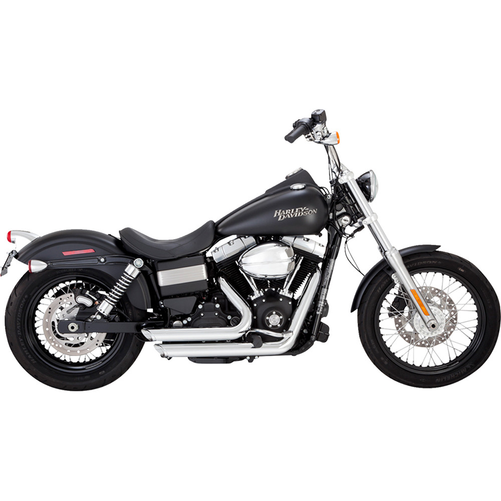 い Vance & Hines 2012-2017 Harley-Davidson Street Bob FXDB Shortshots