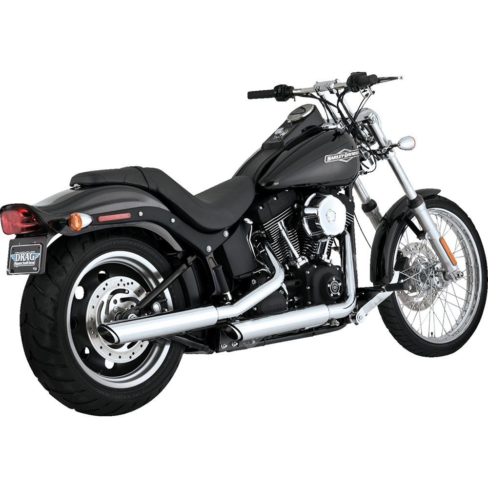 ブラック1 Vance & Hines 2007-2009 Harley-Davidson Softail Night Train EFI