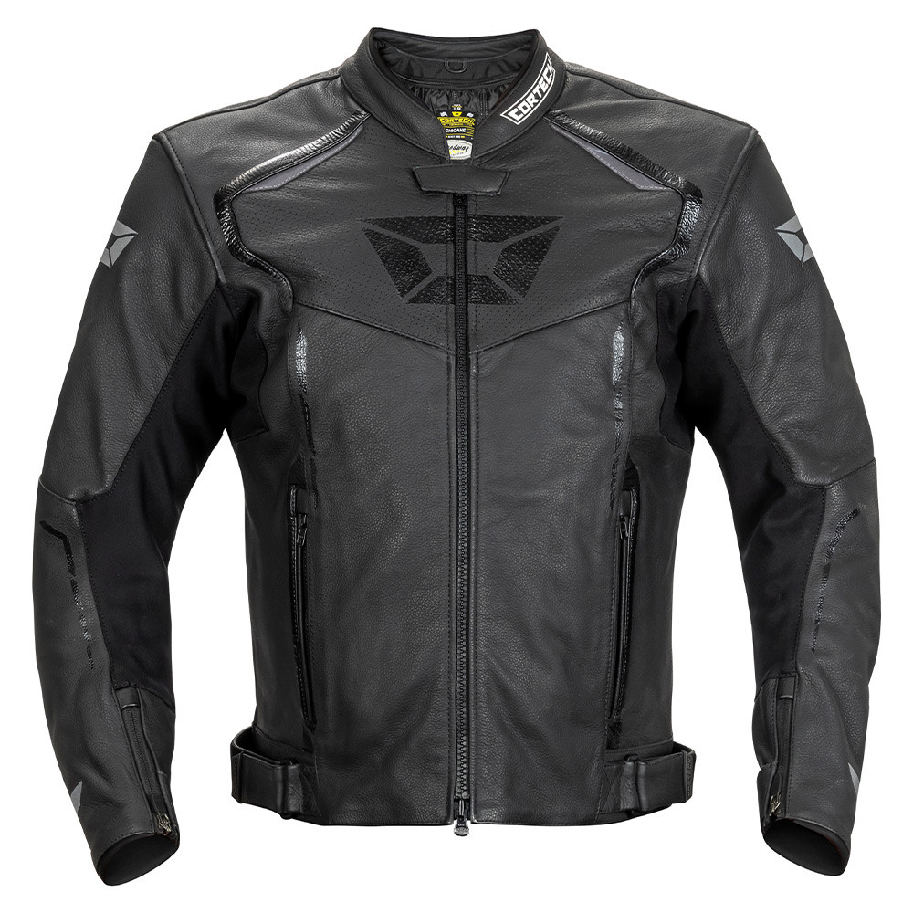 Cortech Chicane Mens Leather Jacket Motorcycle Riding Gear