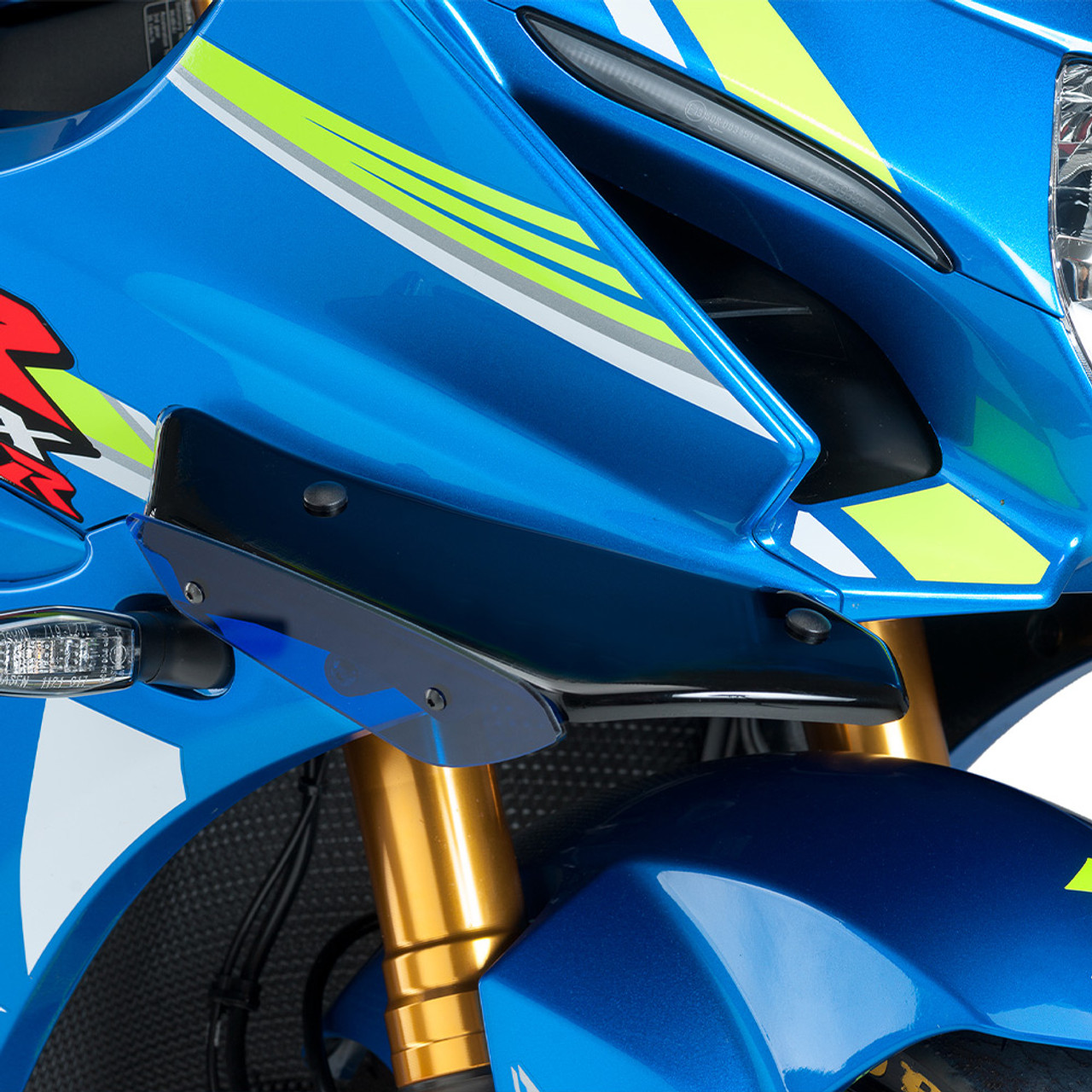 puig サイドダウンフォーススポイラー GSX-R1000(17) 中古品 Puig Downforce Sport Side Spoilers Suzuki GSXR 1000 2017-2025
