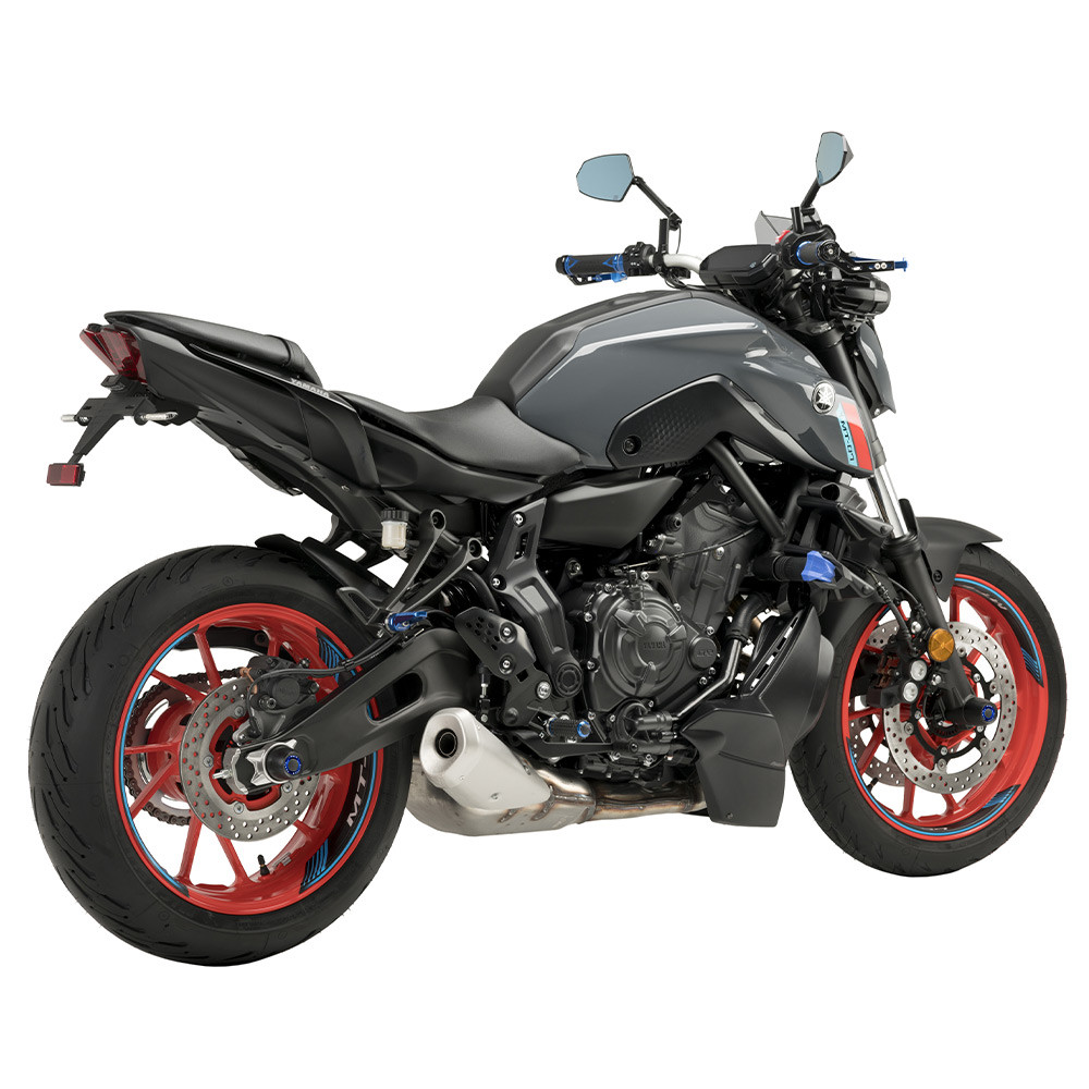 ヤマハmt-07ENGINE SPOILER puig 品 2014〜2020年モデル アンダー