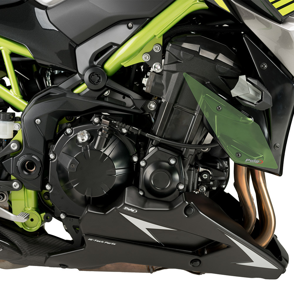 Puig Engine Spoiler for OEM Exhaust Kawasaki Z900 2017-2024