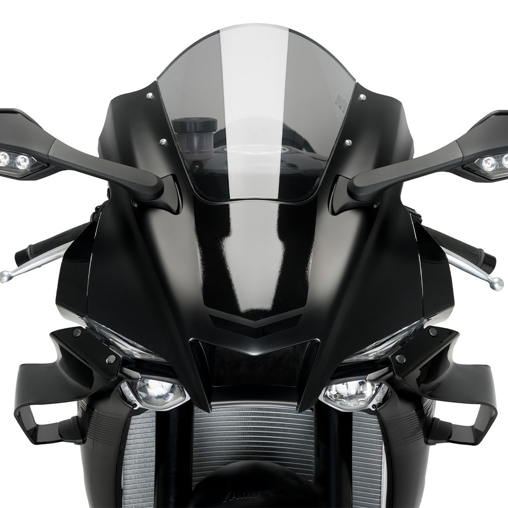 YAMAHA YZF-R1 20~24フロントのカウルセット 黒 Puig Frontal Spoiler GP Yamaha R1 2020-2026
