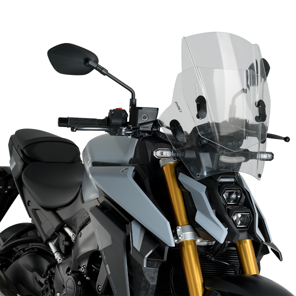 Puig プーチ スクリーン REF20833 SUZUKI GSX-1000S Puig Windshield Up & Down Suzuki GSX-S1000 2015-2025