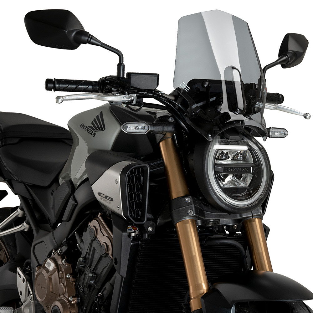 HONDA CB650R スクリーン Puig スモーク Puig New Generation Sport Windscreen Honda CB650R 2024-2026