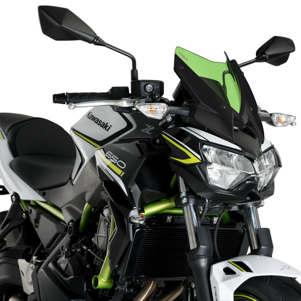 Puig New Generation Sport Windshield Kawasaki Z650 2020-2026