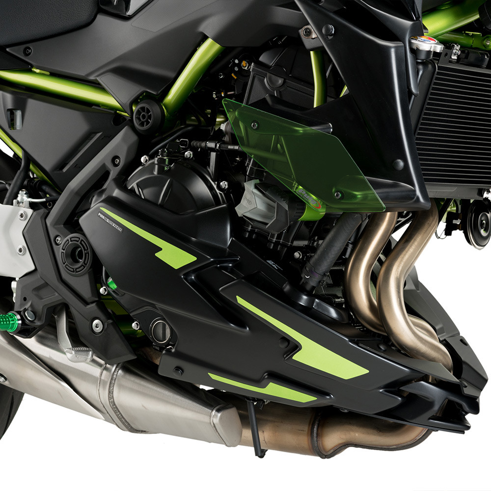 Puig 9589C ENGINE SPOILER Z650 (17-19) プーチ アンダーカウル 美品