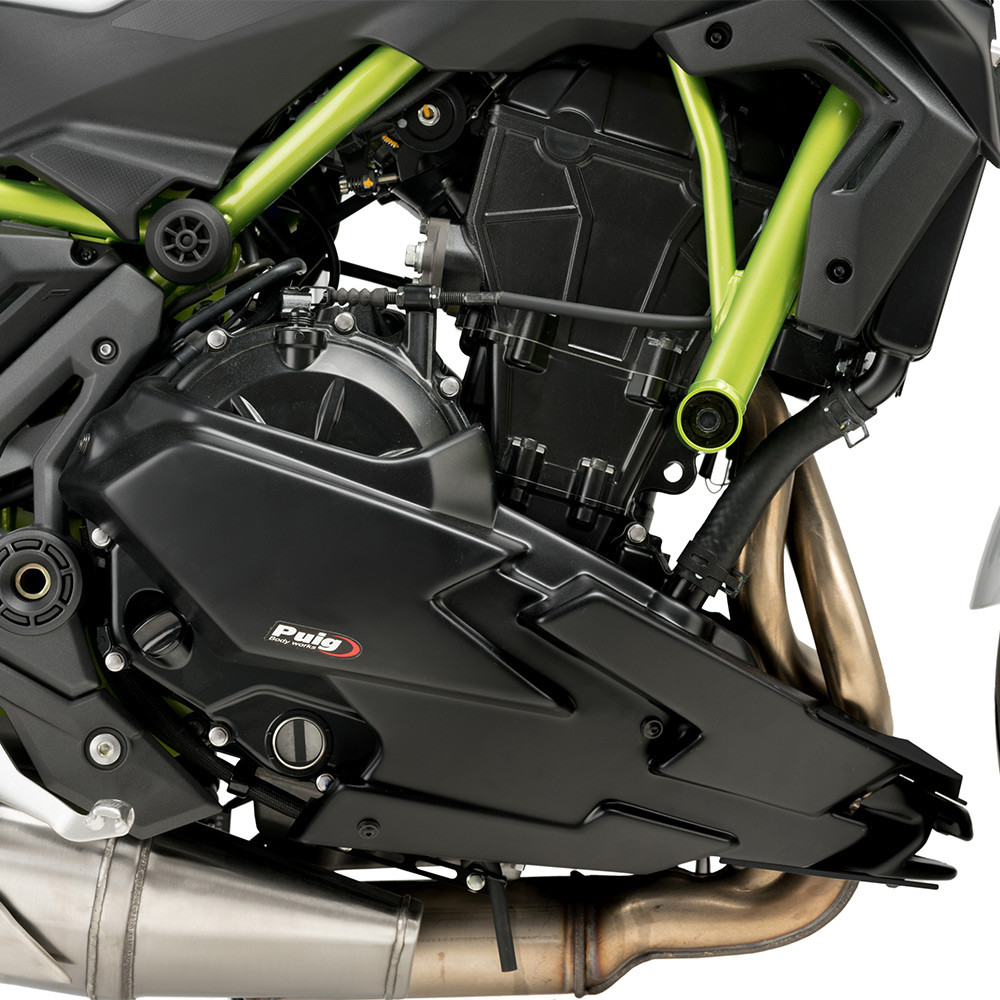 Puig Engine Spoiler for OEM Exhaust Kawasaki Z650 2020-2026