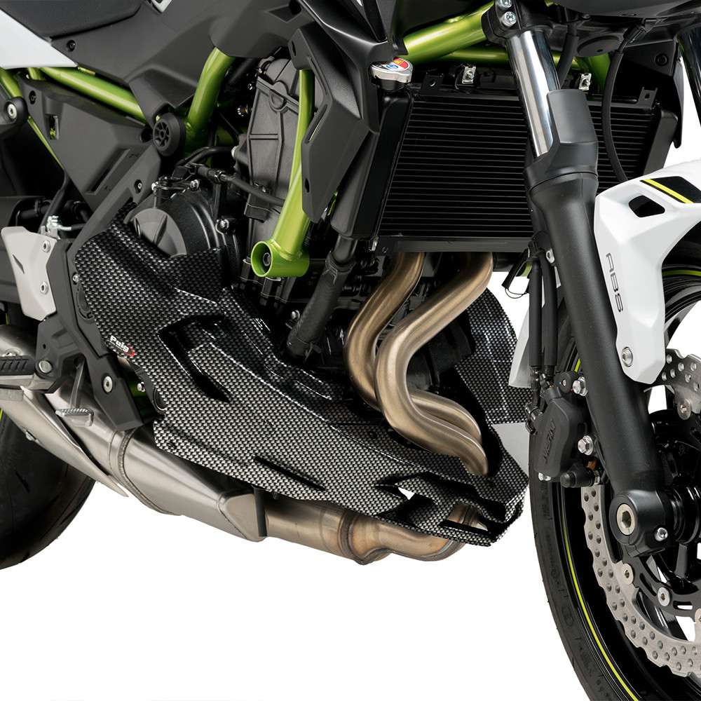 Puig Engine Spoiler for OEM Exhaust Kawasaki Z650 2020-2026