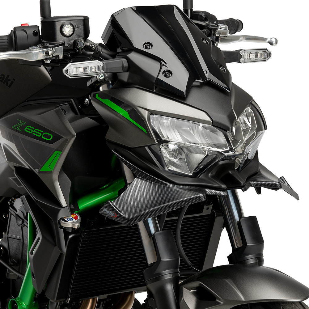 Puig Downforce Naked Frontal Spoiler Kawasaki Z650 2020-2026