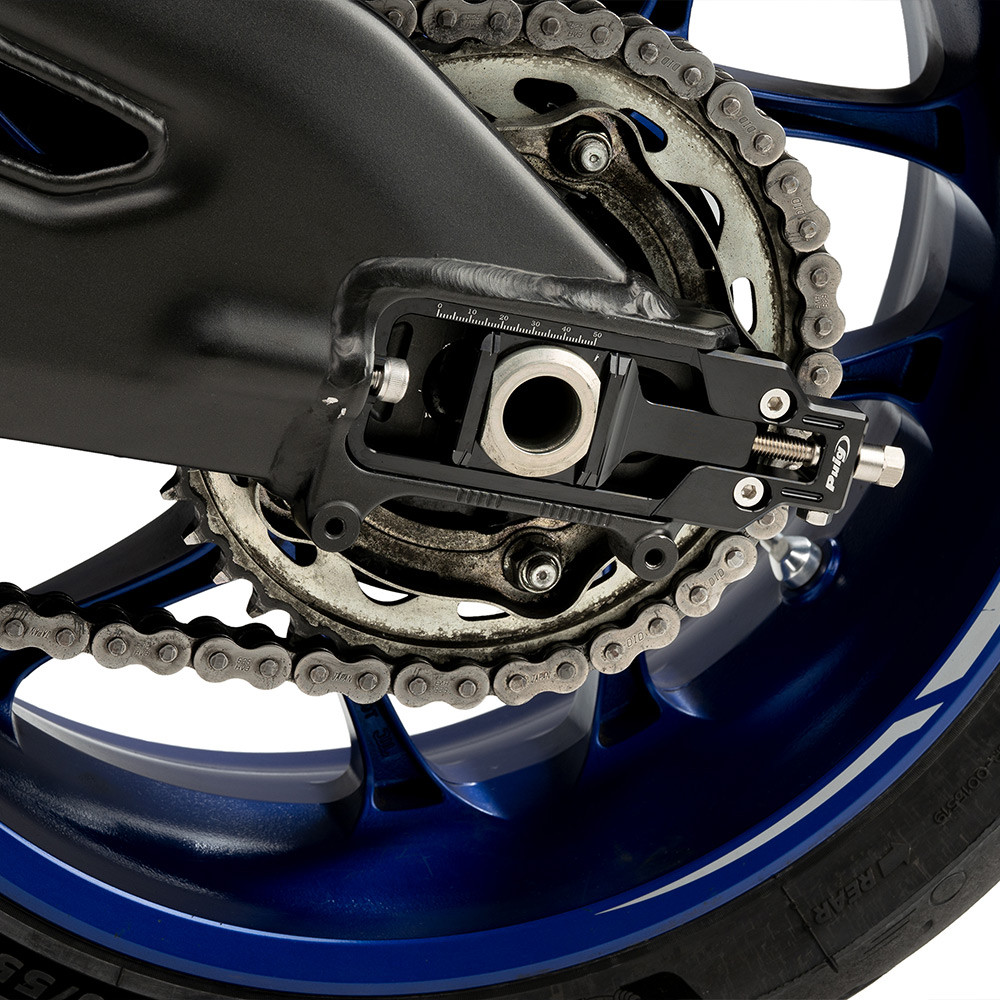 YZF-R1/R1M用　Puig製チェーンテンショナー (ブラック)新品未開封品 Puig Chain Tensioner Yamaha R1 2020-2026