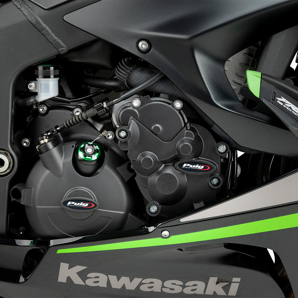 Puig Engine Cover Set Kawasaki ZX6R 2013-2026