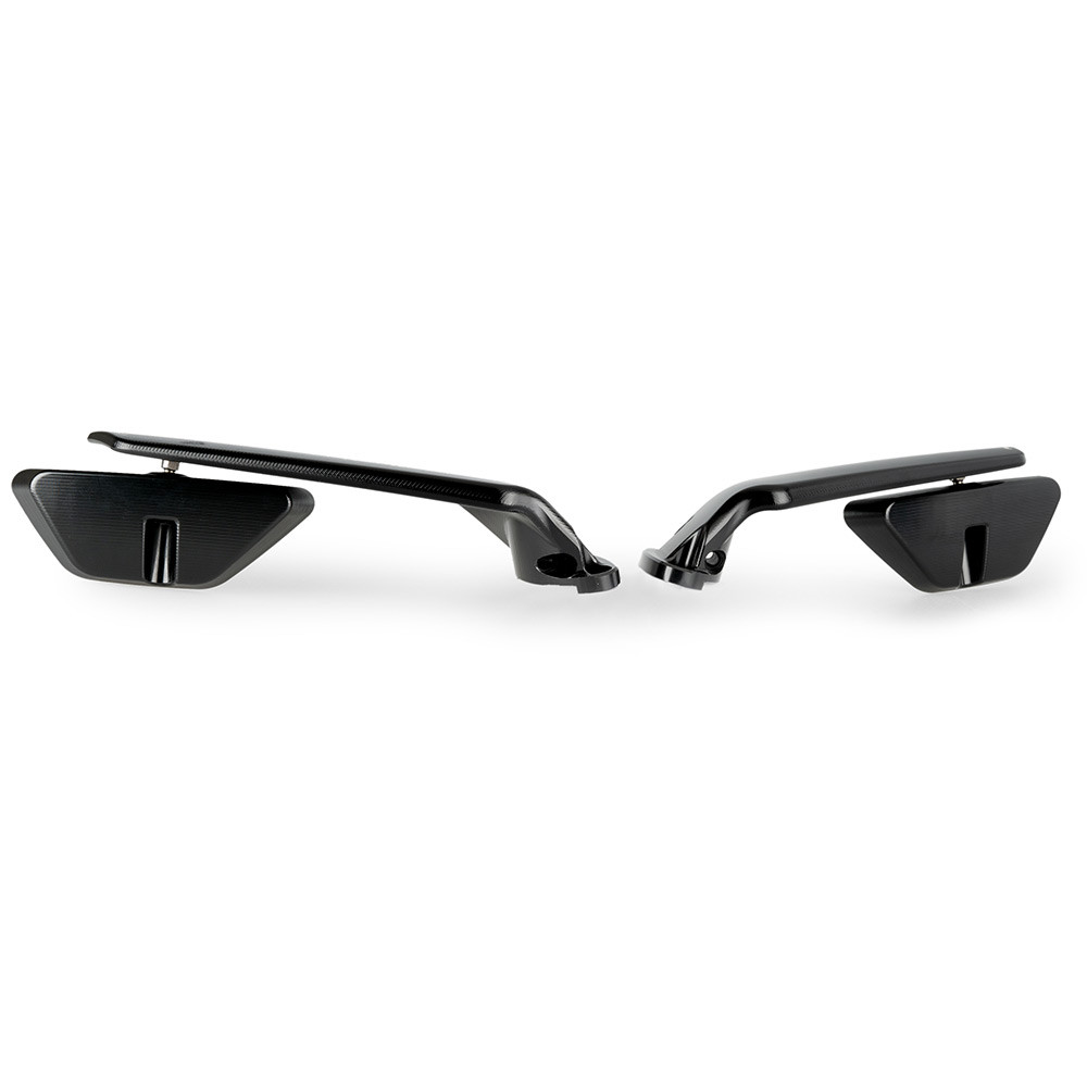 Ninja 400 Mirrors KaiserMoto Left Side Rear View Mirror – Black