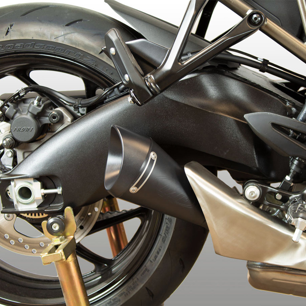 M4 Exhaust Suzuki GSX-S1000 2021-2026 Black GP19 Slip On Exhaust