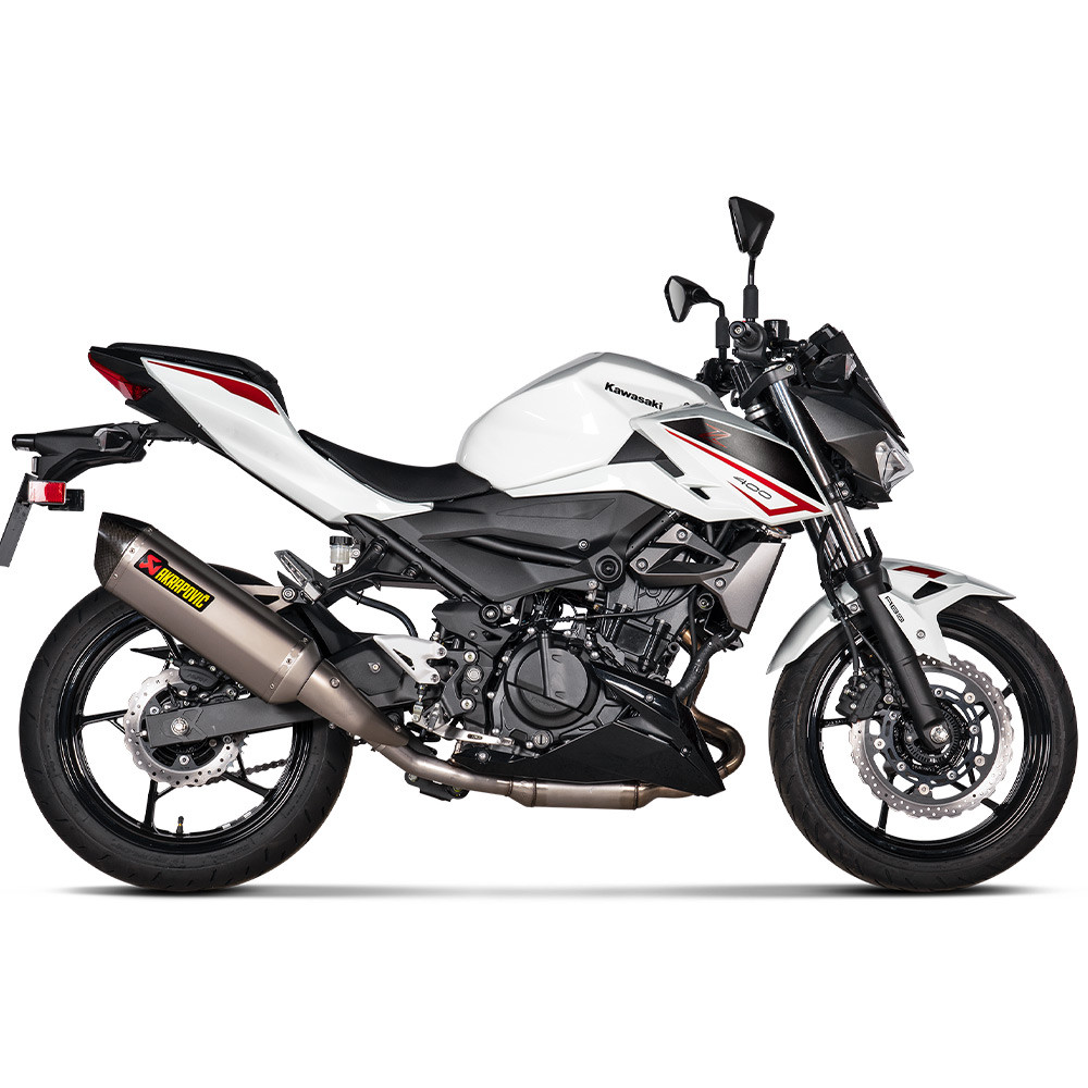 Akrapovic Homologated Slip-On Exhaust Kawasaki Z400 2019-2023