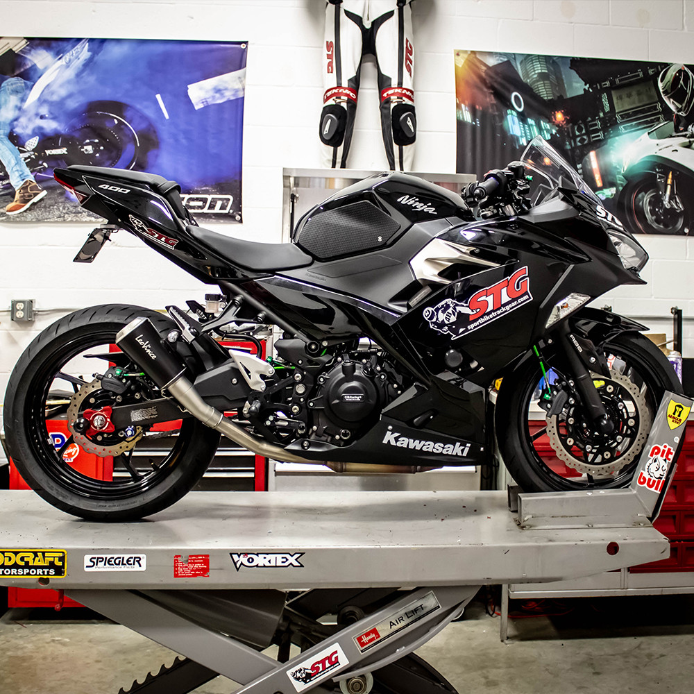 Leo Vince Kawasaki Z400 2019-2023 LV-10 Slip-On Exhaust