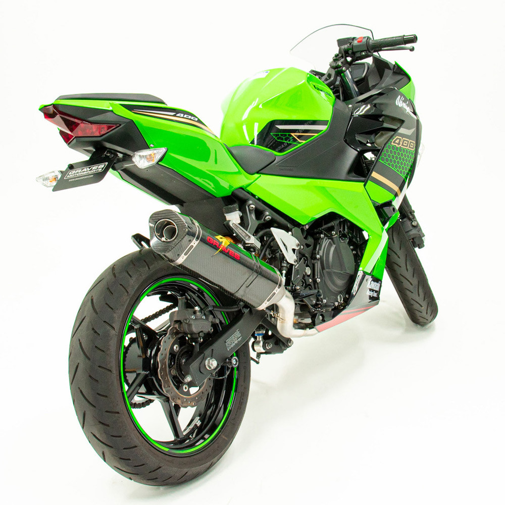 Graves Motorsports Kawasaki Z500 2024-2026 WORKS2 Full Exhaust System