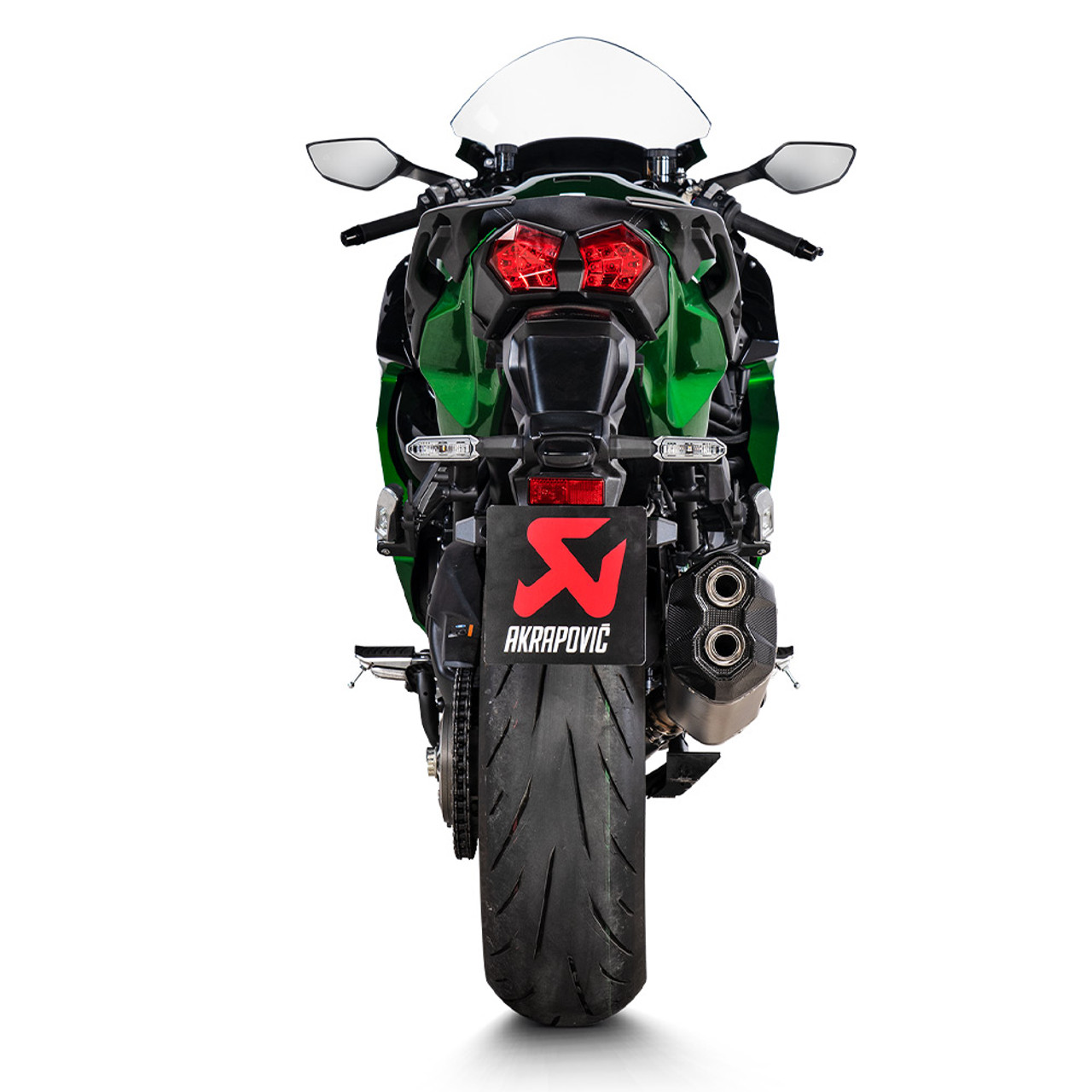 AKRAPOVIC スリップオンマフラー Ninja H2 SX Akrapovic Kawasaki Ninja H2 SX 2021-2025 Titanium Slip On