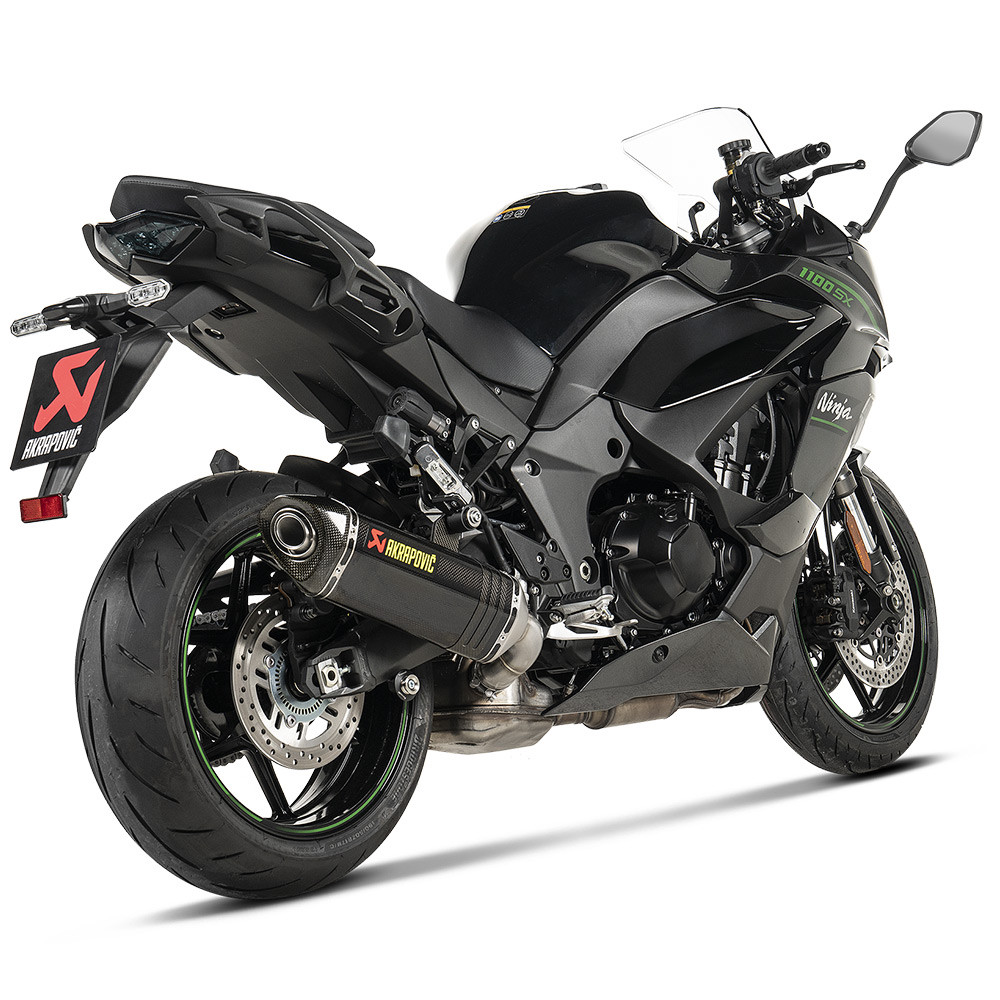 Akrapovic Kawasaki Ninja 1000SX 2020-2024 Carbon Slip On Exhaust