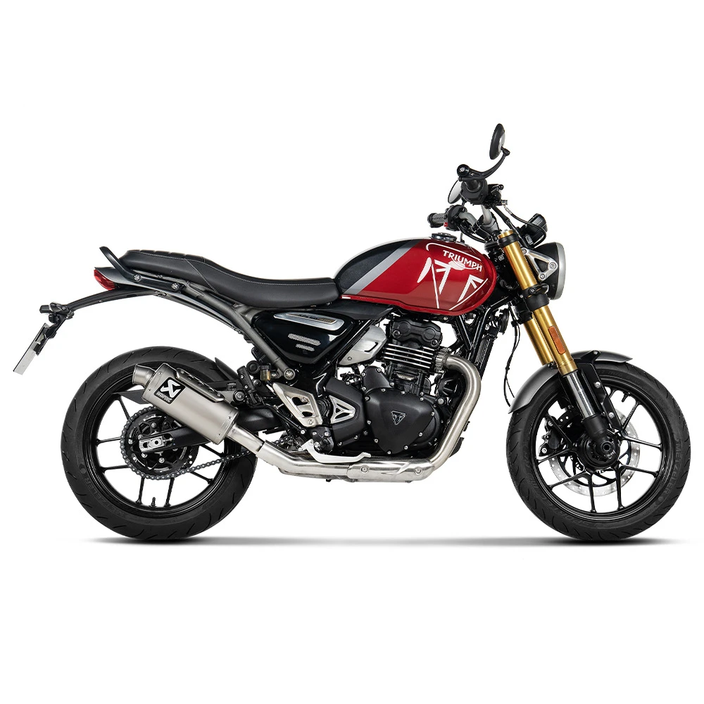 Akrapovic Triumph Speed 400 2024 Titanium Slip On Exhaust