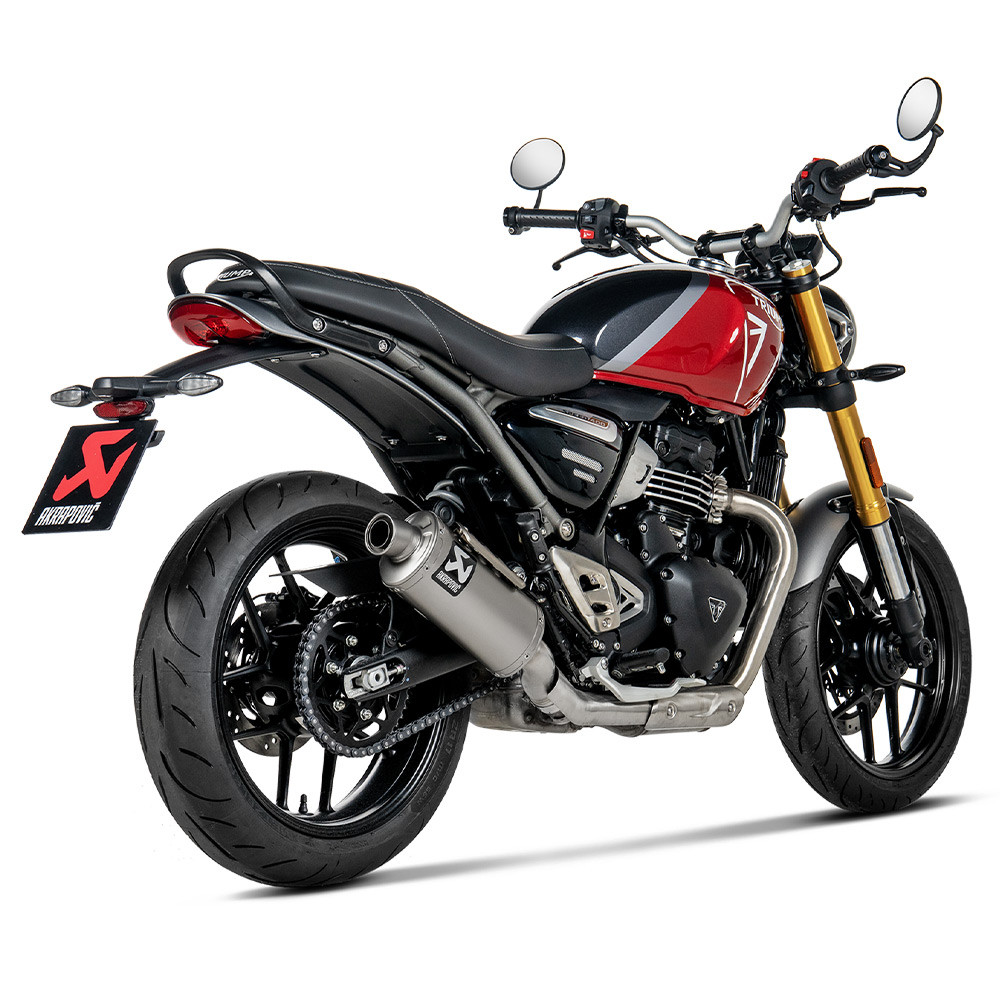 AKRAPOVIC マフラー TRIUMPH トライアンフ SPEED400 Akrapovic Triumph Speed 400 2024 Titanium Slip On Exhaust