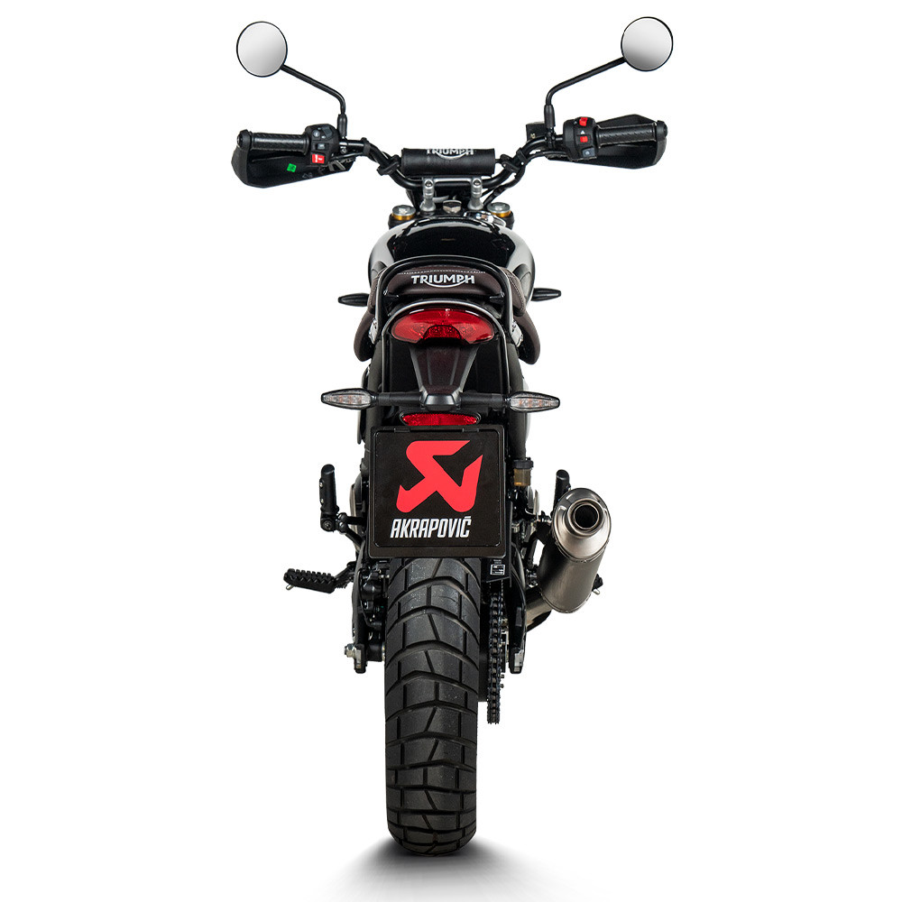 Akrapovic Triumph Scrambler 400 X 2024 Titanium Slip On Exhaust