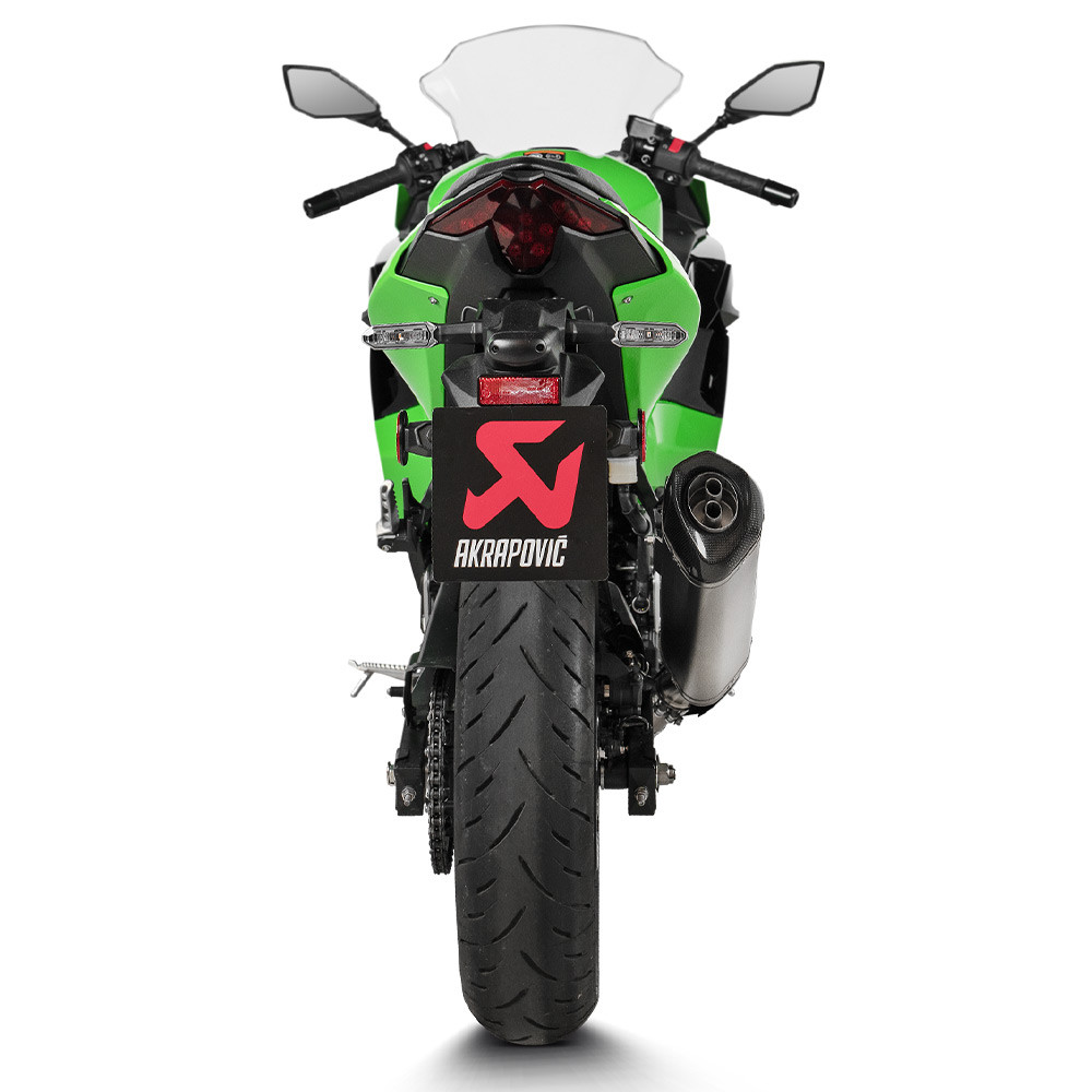 Akrapovic Kawasaki Ninja 500 2024-2026 Titanium Slip On Exhaust
