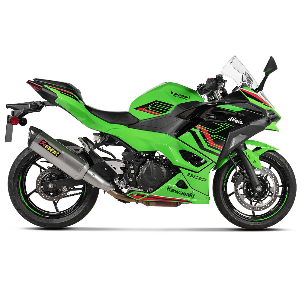 Akrapovic Kawasaki Ninja 500 2024-2026 Titanium Slip On Exhaust