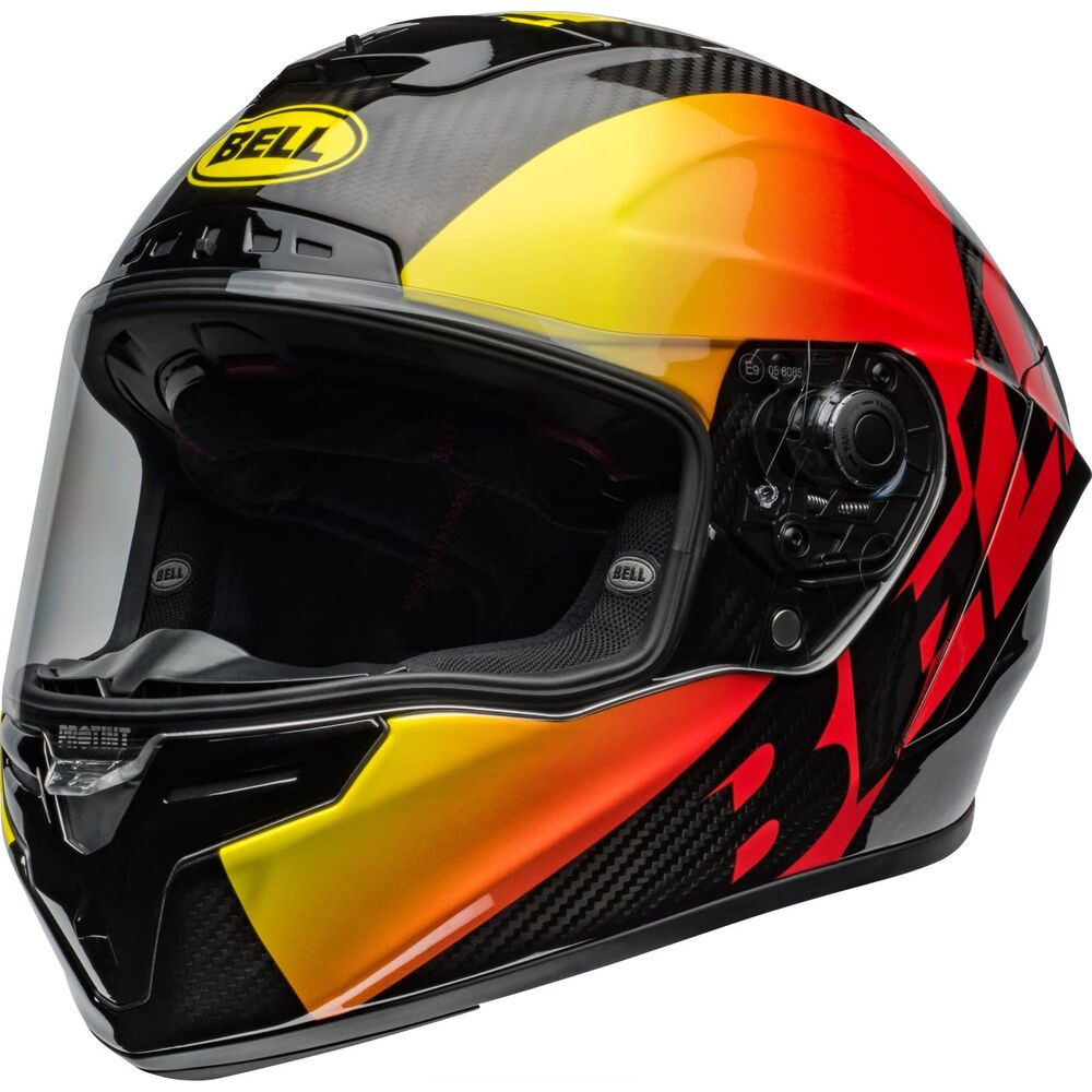 Bell Race Star DLX Flex Offset Helmet - Sportbike Track Gear