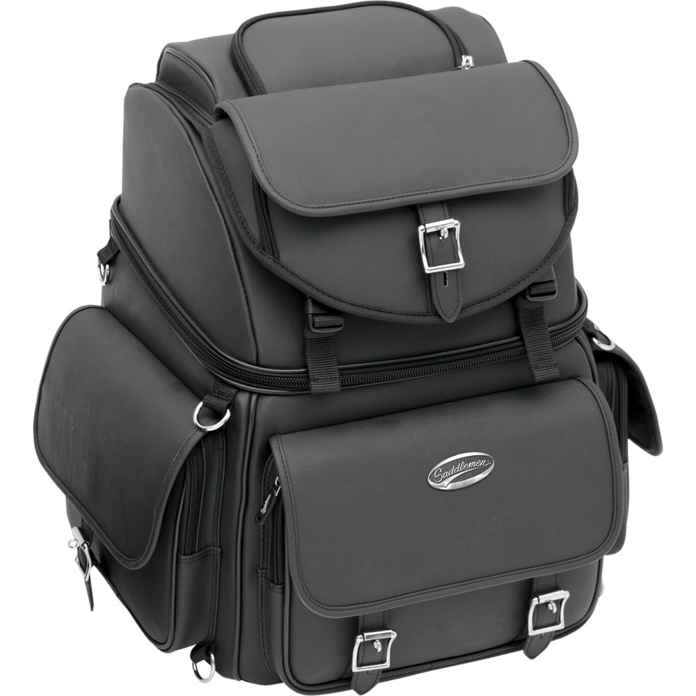 Saddlemen BR3400EX Combination Backrest, Backseat, and Sissy Bar