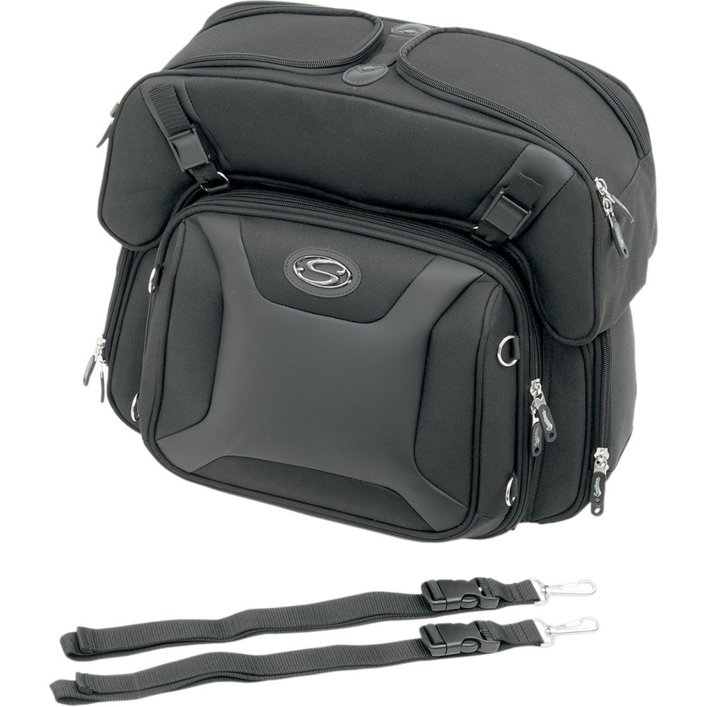 Saddlemen FTB2500 Sport Sissy Bar and Combo Bag - Sportbike Track Gear